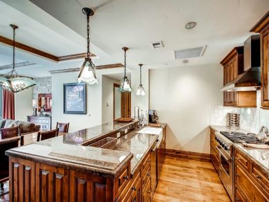 Gourmet wood kitchen